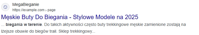 Six_blog_niezoptymalizowany meta opis 2 Drugi przykład niezoptymalizowanego meta tytułu i meta opisu strony.